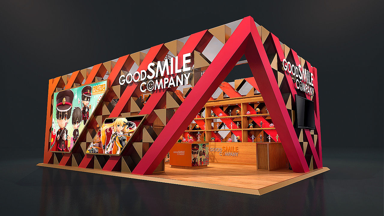 GOOD SMILE展台设计（图ZMjE4NDk5NjEy） - 展陈设计 - 站酷设计师设计师龙旭原创素材 - 站酷ZCOOL