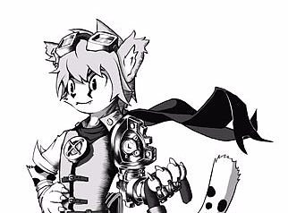 兽人蒸汽朋克漫画人物设定