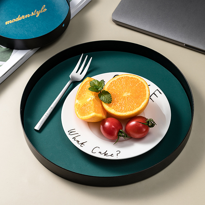 莫兰迪皮革托盘 | 铁艺托盘 托盘摄影 南京摄影