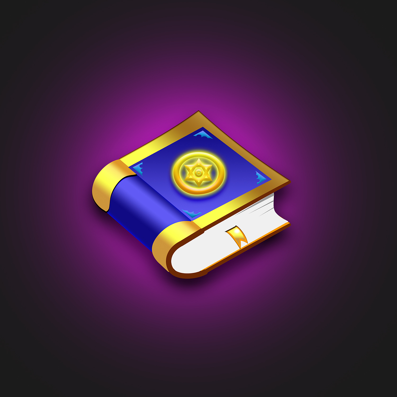 魔法书|ui|图标|自变量blue_原创作品-站酷zcool