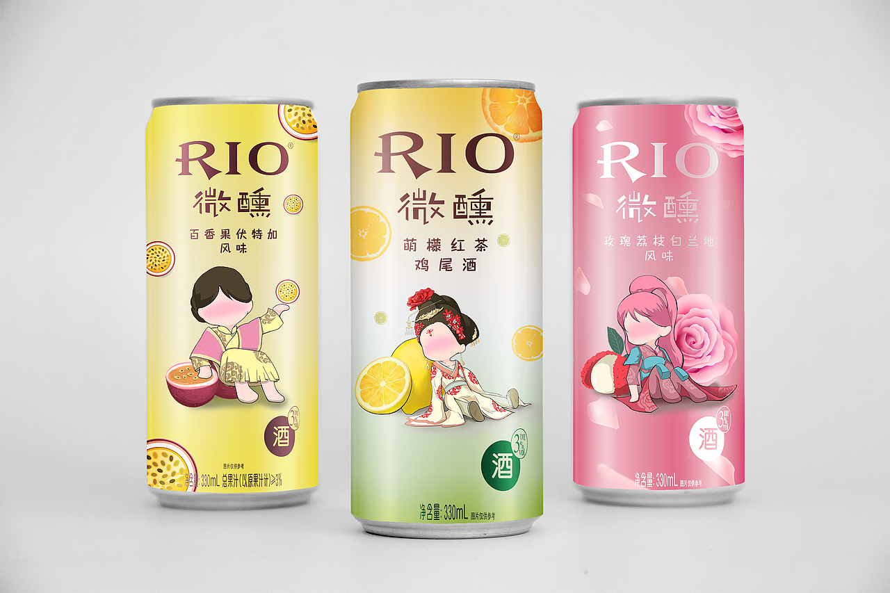 锐澳微醺系列（图ZMjI5OTE4NDIw） - 包装 - 站酷设计师三口一头猪a原创素材 - 站酷ZCOOL