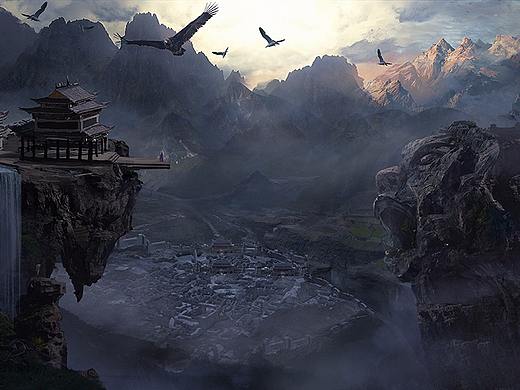 軒轅劍漢之云的兩張概念（個人主頁-ZMjg3NzY0MTY=） - 概念設定 - 站酷設計師ok岑原創(chuàng)素材 - 站酷ZCOOL