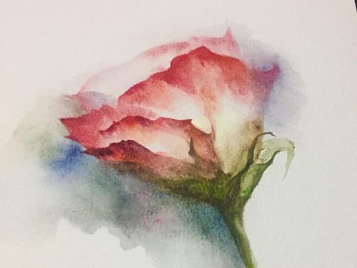 手绘水彩画