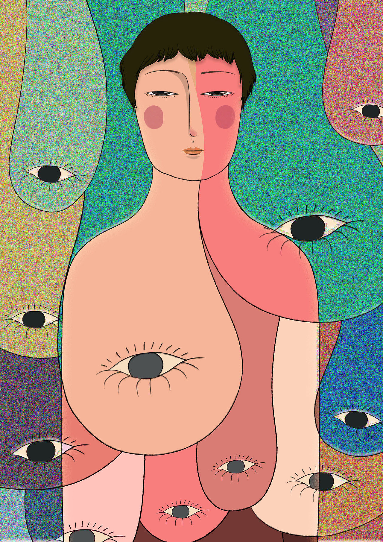 孤独患者|系列插画