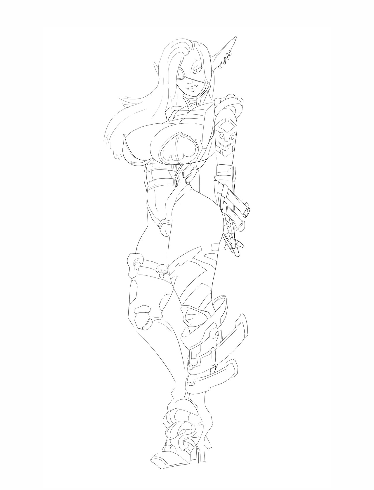 cg半身人像创作65866曾繁恩绘6z48504736ip人物设定902022年3季度游戏