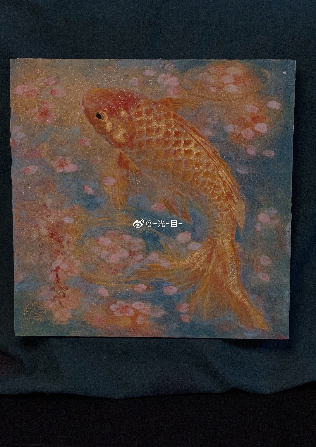 桃花鲤（图ZMjQ4MzkyMzg4） - 绘画 - 站酷设计师光目原创素材 - 站酷ZCOOL