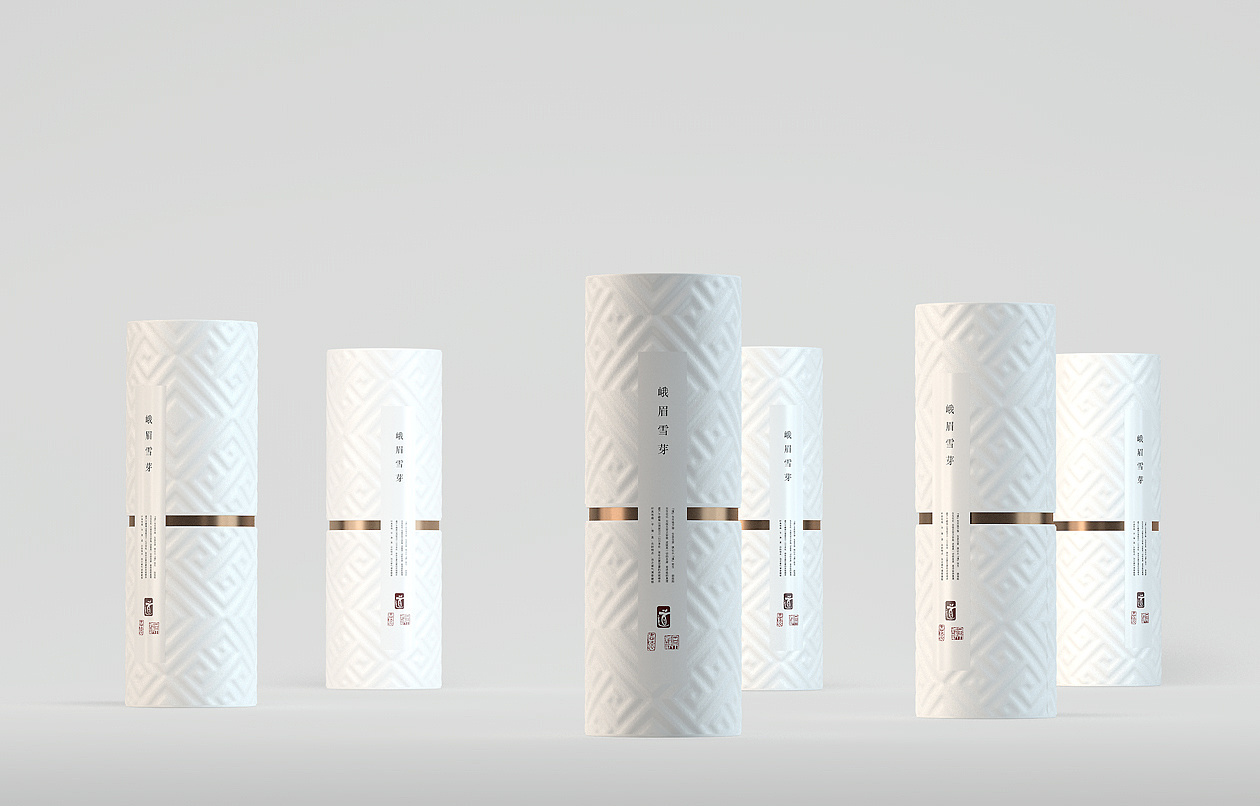 峨眉雪芽茶叶包装设计