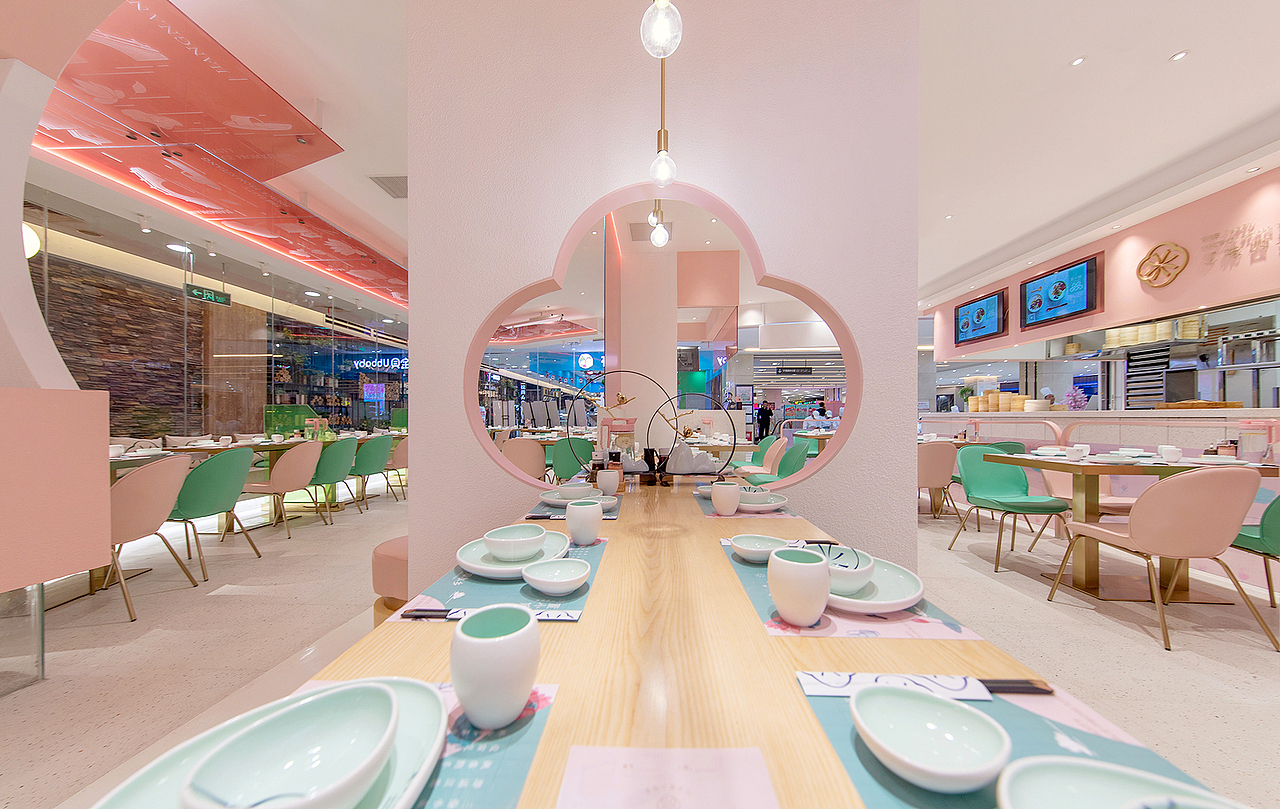 董小婉宜昌大洋店 效果图VS实景图 | 尚膳若水出品