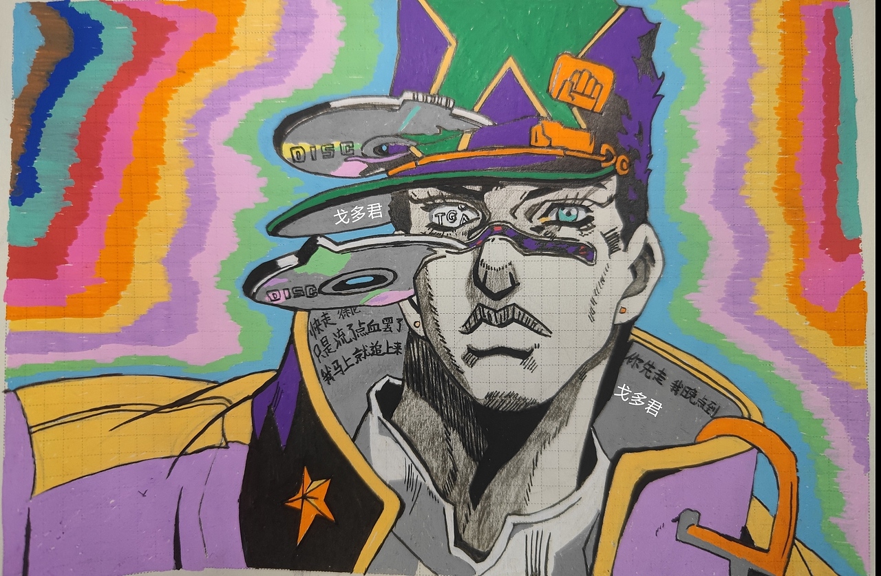 [JOJO/手绘/空调承太郎/空调徐伦]（图ZMjgxMjU5ODMy） - 其他动漫 - 站酷设计师戈多君原创素材 - 站酷ZCOOL