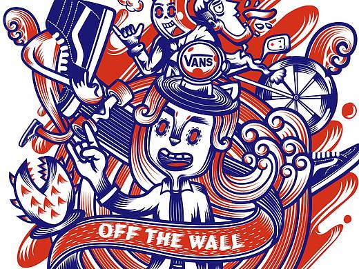 #VANS艺术家# off the wall