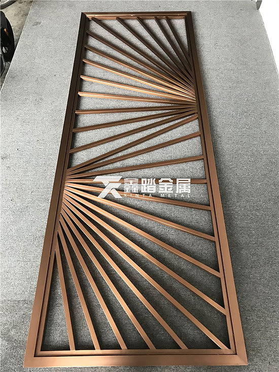 中西风格的各种不锈钢屏风款式图片参考