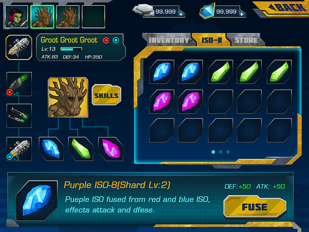 《银河护卫队》 GOTG Game UI（图ZMjAzODA0OTY=） - 游戏UI - 站酷设计师sun莲花原创素材 - 站酷ZCOOL