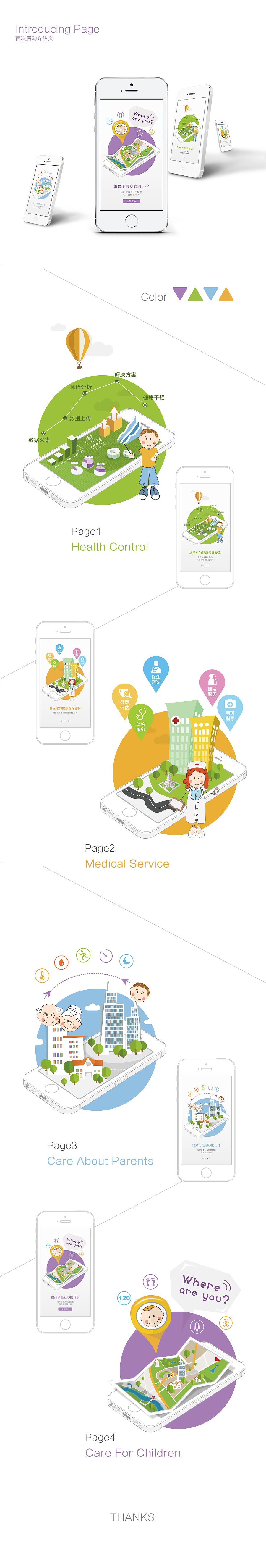 健康类APP引导页