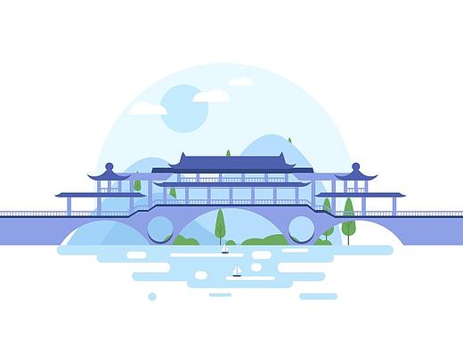 成都小插画