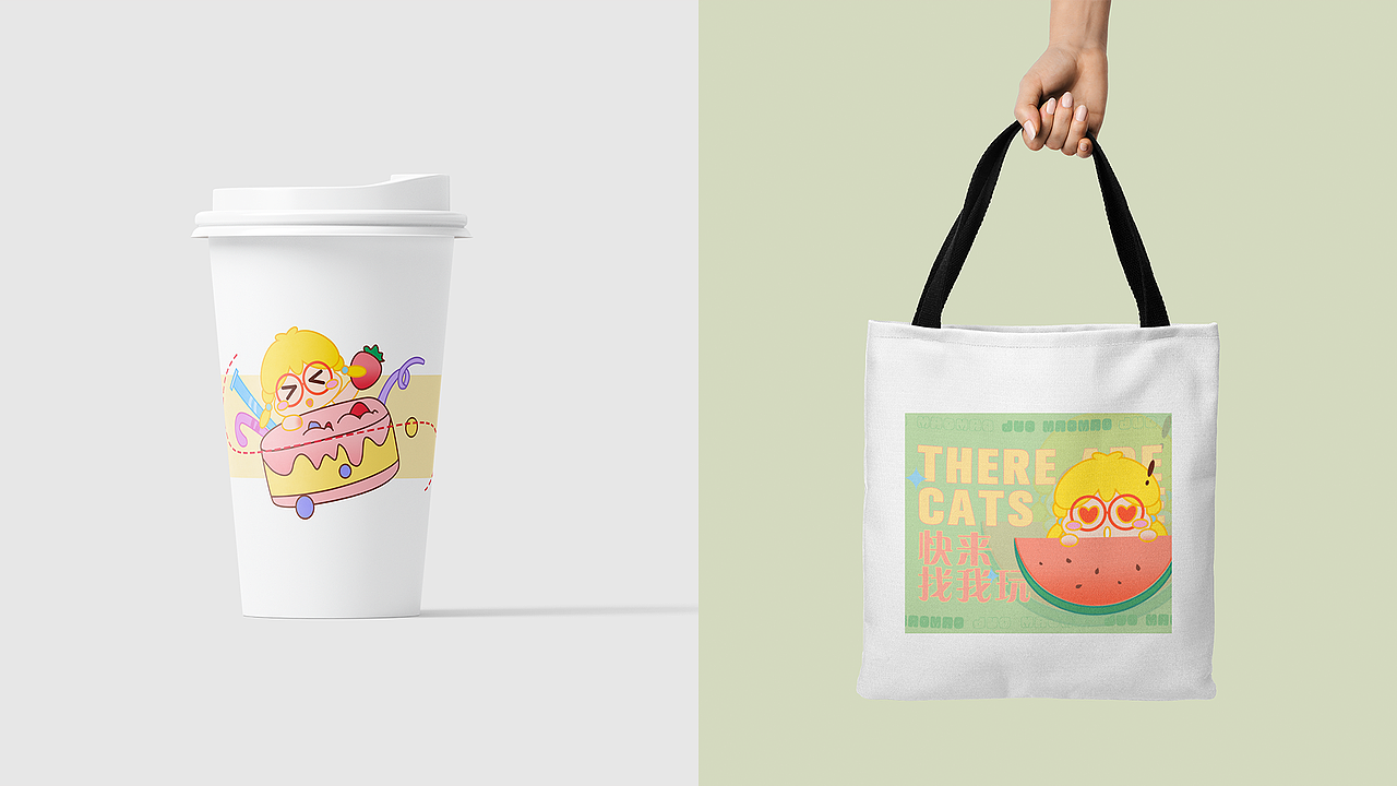 「朵猫猫」猫咖店铺IP设计（图ZMjY1Nzg4NzEy） - IP形象 - 站酷设计师coco爱喝一點點原创素材 - 站酷ZCOOL