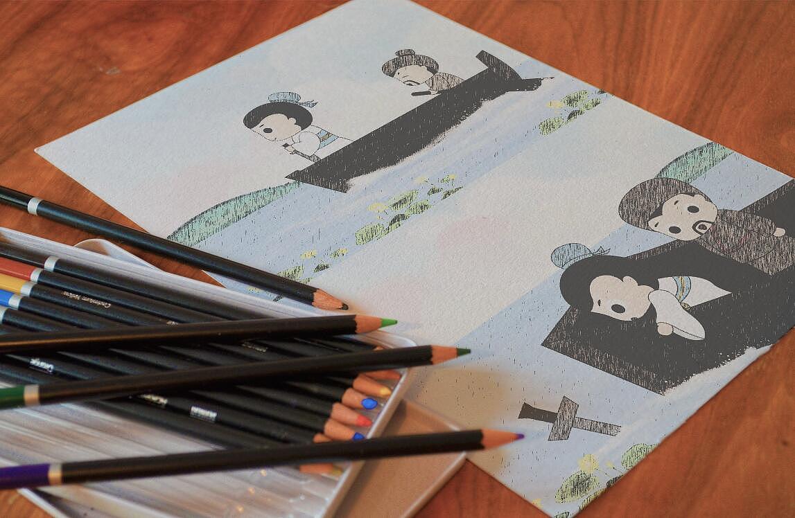 【创意手绘】手绘卡通人物头像 手绘logo手绘插画手绘素描