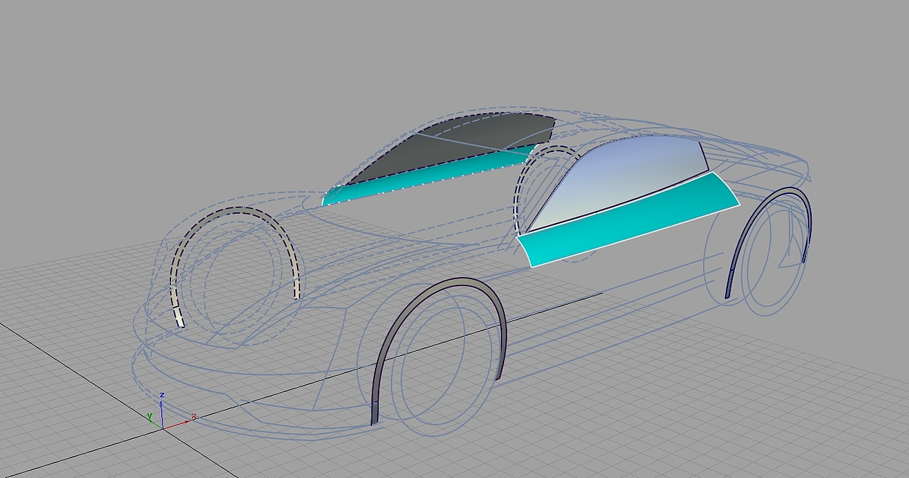 Porsche-Mission-E纯效果图Alias建模教程（图ZOTM3OTYwNTI=） - 机械/交通 - 站酷设计师Adleyou原创素材 - 站酷ZCOOL