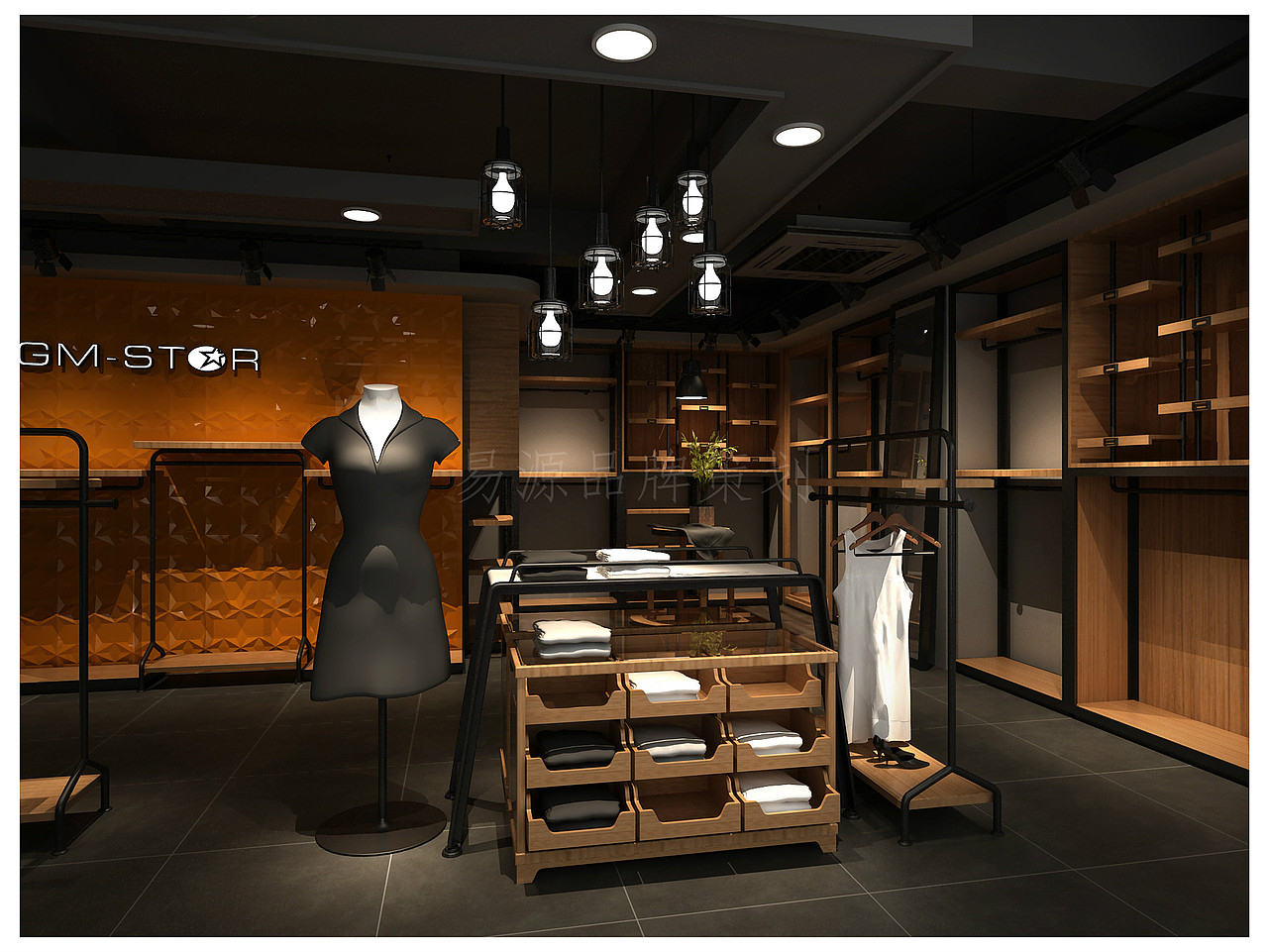 gmstor服装专卖店设计服装专卖店设计案例