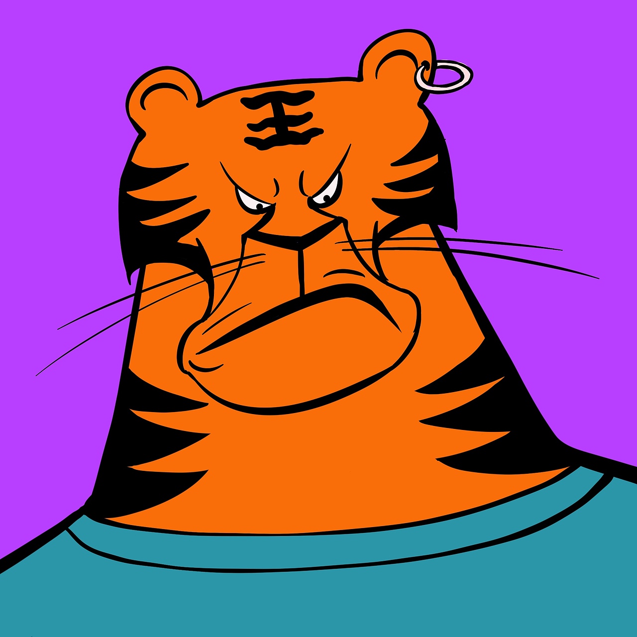 虎虎生威（图ZMjg1NDQwNjg4） - 绘本 - 站酷设计师四九原创素材 - 站酷ZCOOL