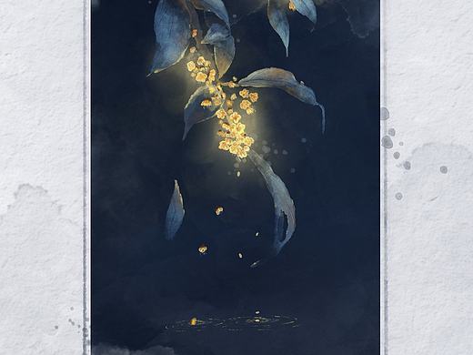 桂花（个人主页-ZNjg5MTczODA=） - 艺术插画 - 站酷设计师Gyt顾顾原创素材 - 站酷ZCOOL
