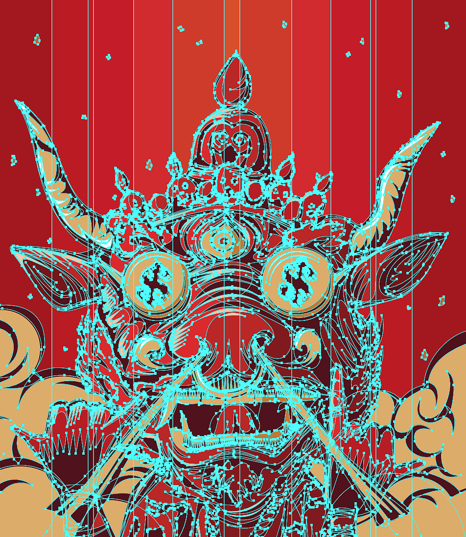 AI矢量插画（斗牛）（图ZMjQwODY5MjY0） - 商业插画 - 站酷设计师游泳的人_原创素材 - 站酷ZCOOL