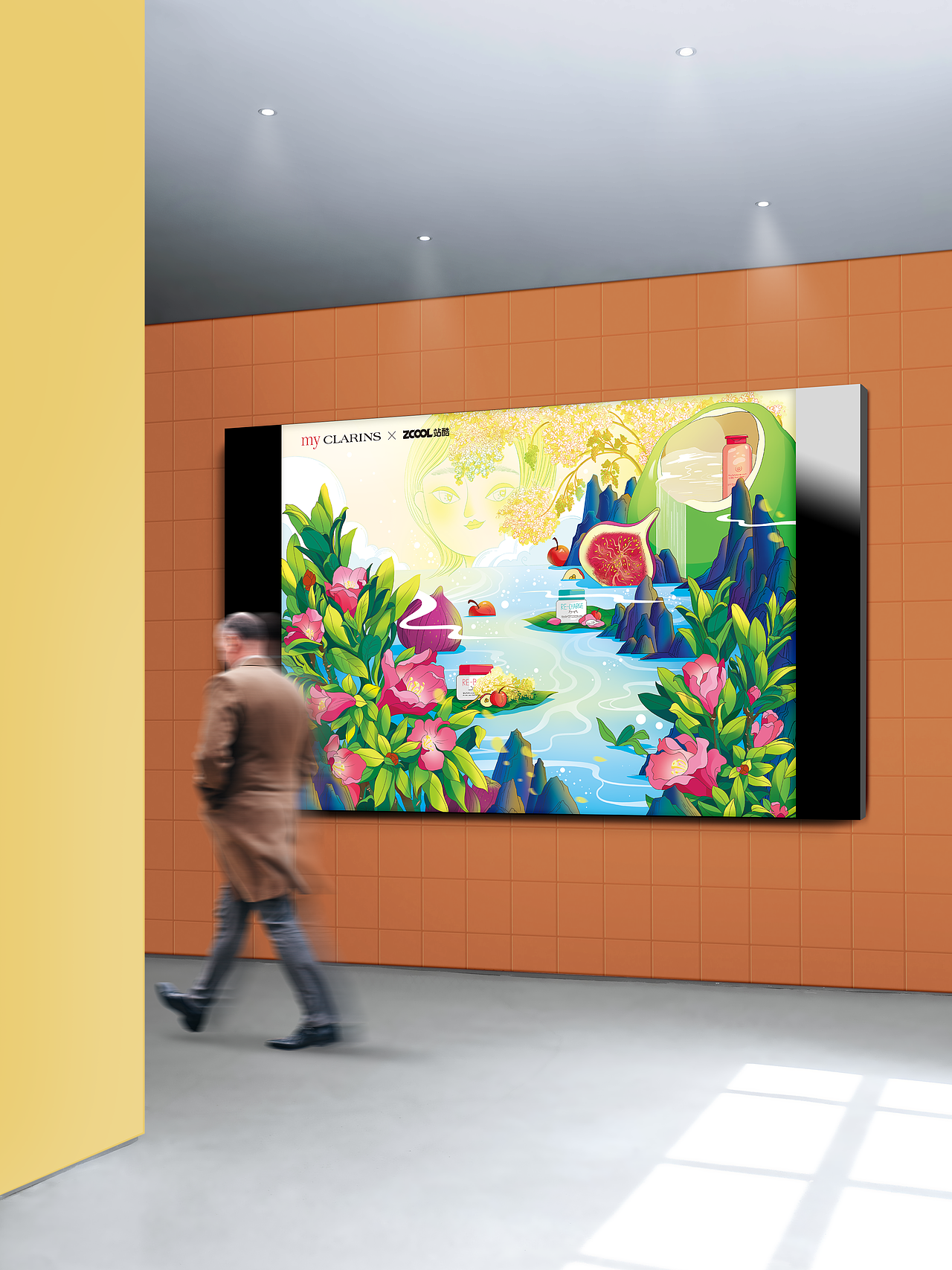 #my CLARINS 尋找天然好食肌# ——始于自然、融于自然（圖ZMjk4MTY5NzY4） - 海報(bào) - 站酷設(shè)計(jì)師胖兔O_o原創(chuàng)素材 - 站酷ZCOOL