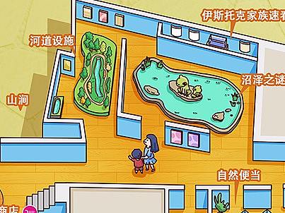 博物馆手绘地图