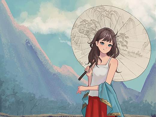 涂一张手机壁纸