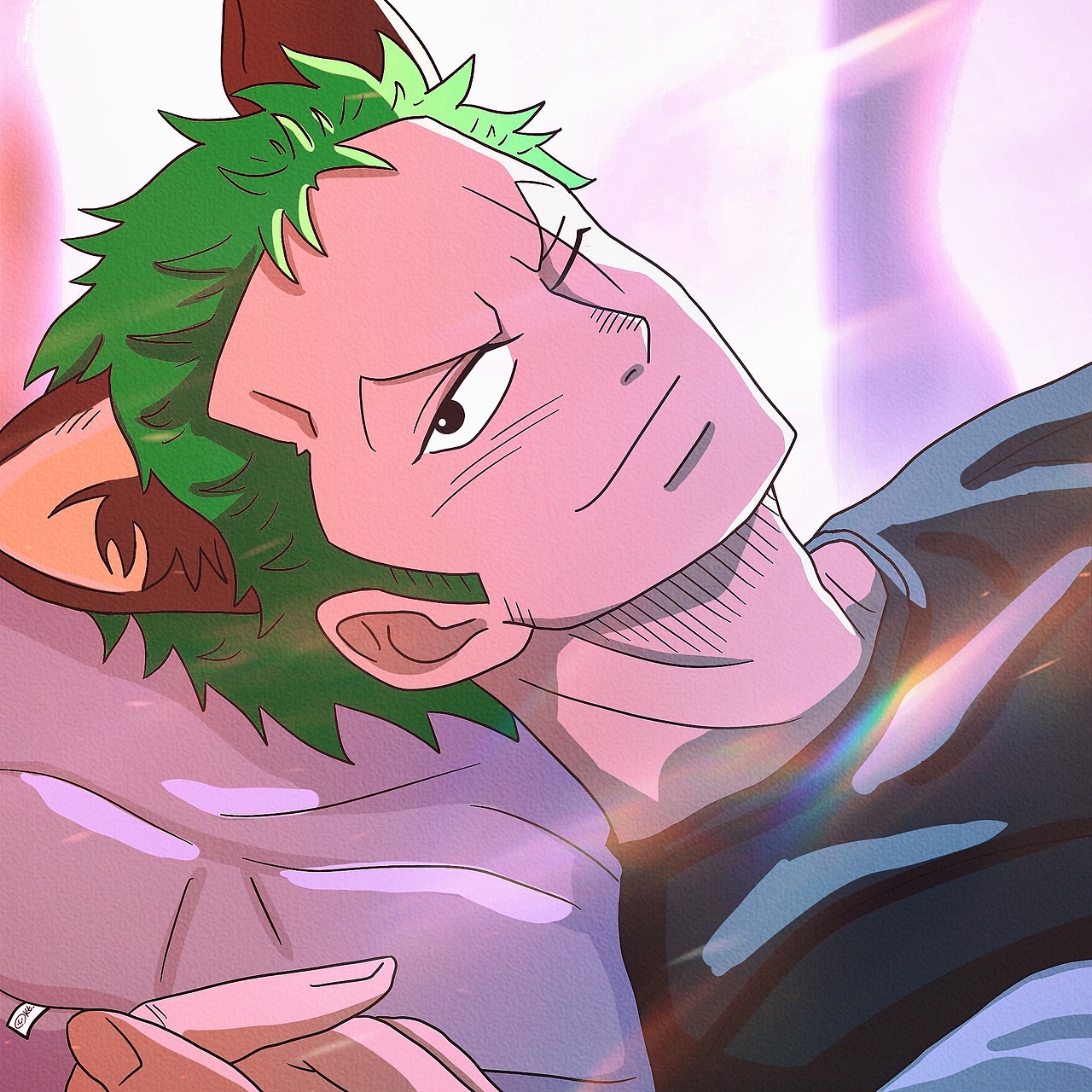 最近画的索香同人作品请笑纳[z偷笑]