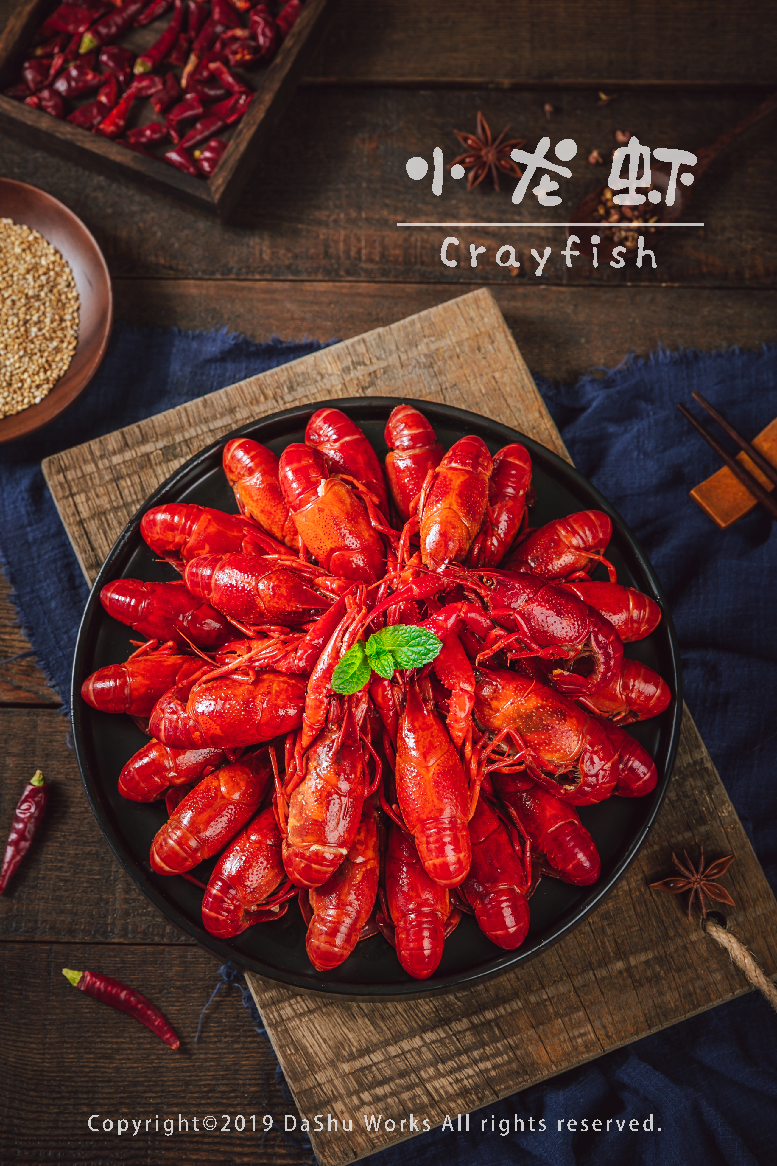 麻辣小龙虾|小龙虾|摄影|静物|大树 - 原创作品 - 站酷 (zcool)