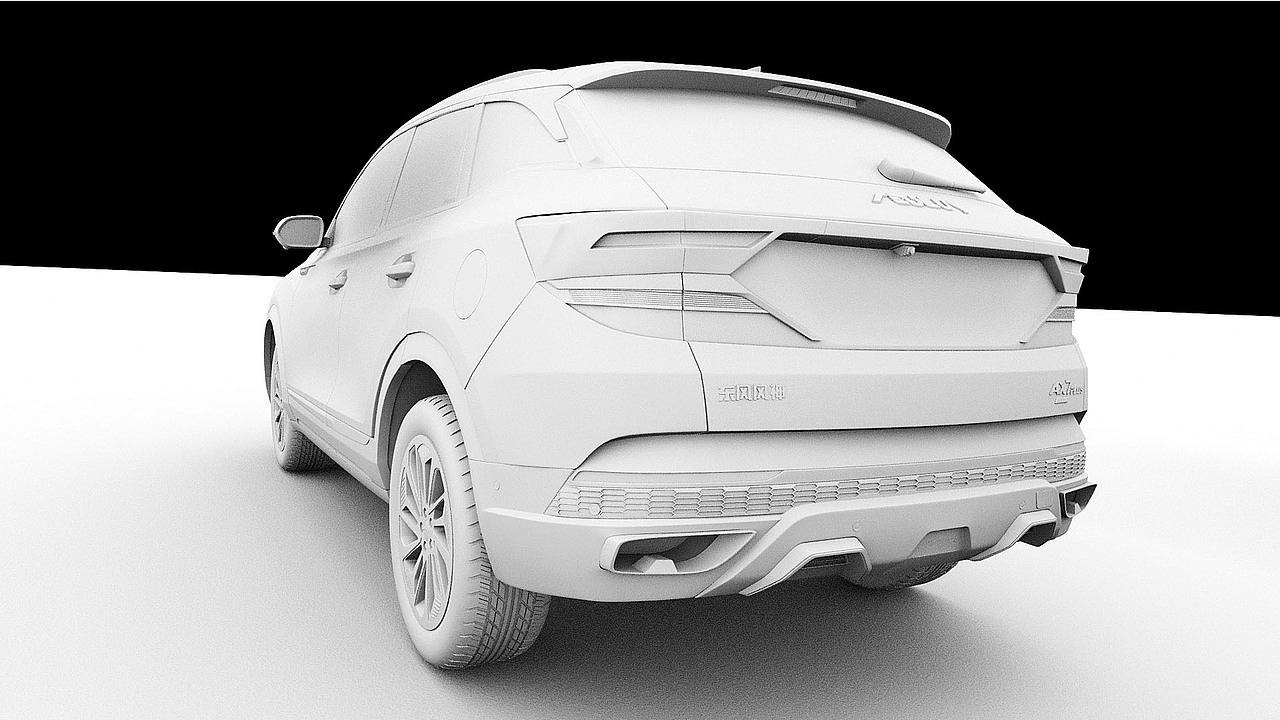 近期汽车建模-东风风神AX7