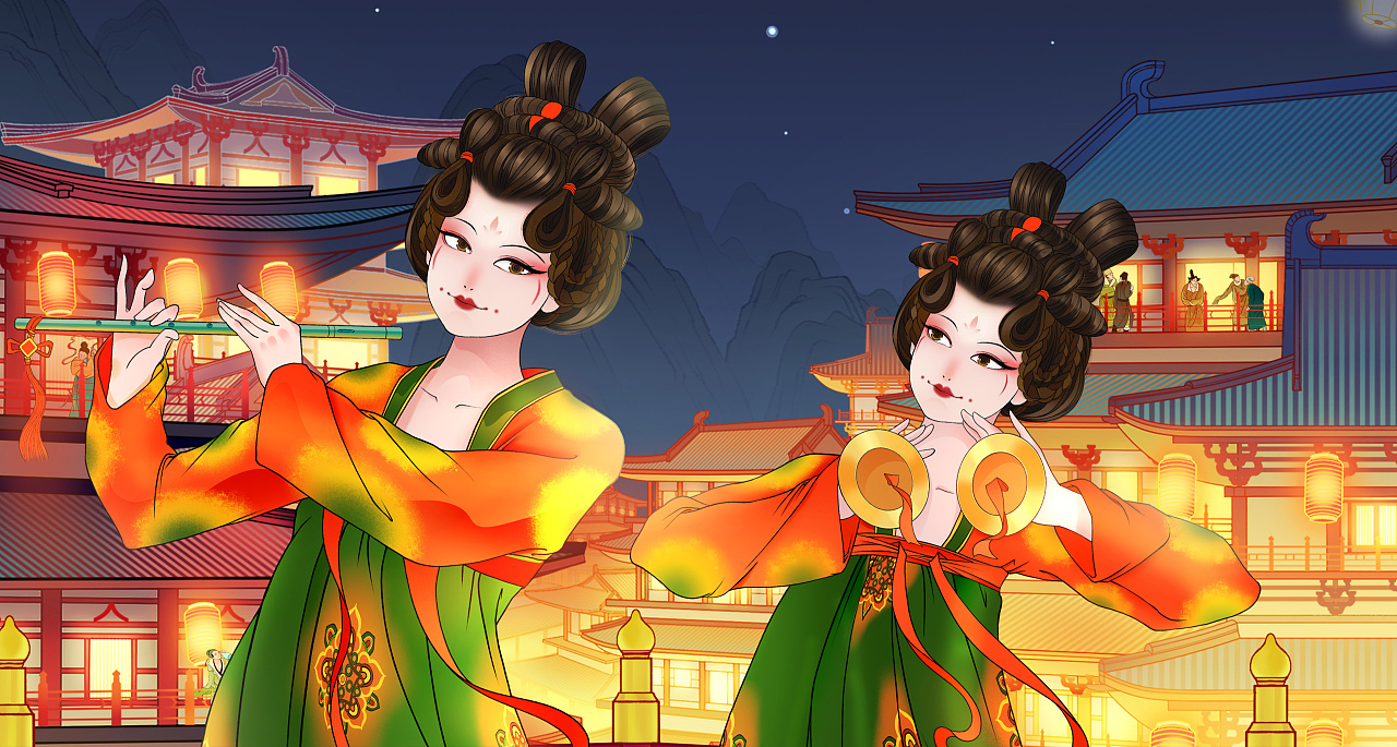 谷粒多唐宫夜宴kv