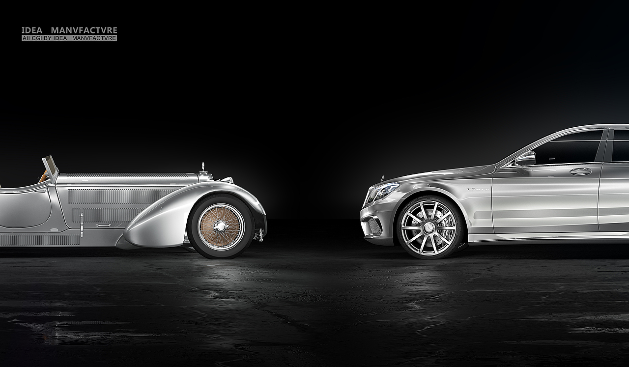 很喜欢的一款S级老爷车与新款S级做了空间和时间的对撞希望大家喜欢