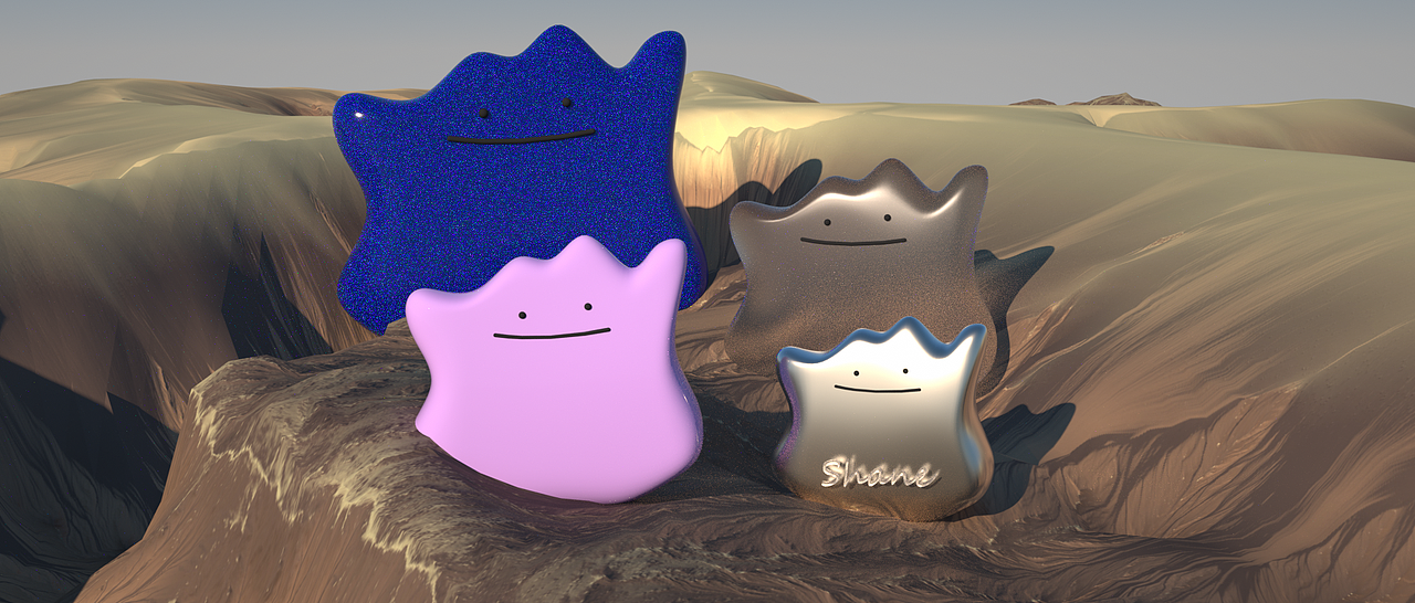 c4d材質練習百變怪（圖ZMTI5OTUyOTY4） - 場景 - 站酷設計師Shane0124原創(chuàng)素材 - 站酷ZCOOL