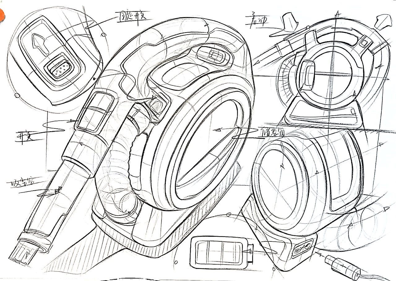 产品手绘‖  造型人机场景与故事版