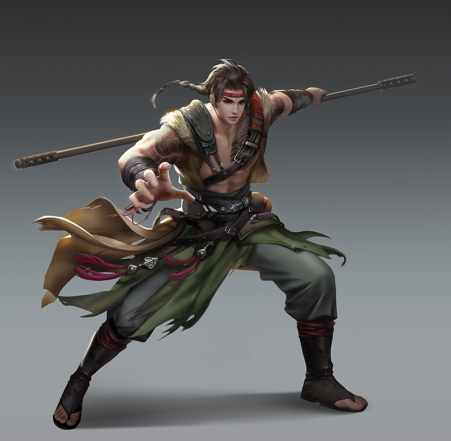 天龙八部-丐帮|插画|游戏原画|小山美术工作室 - 原创作品 - 站酷