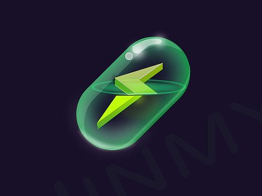 PS质感闪电APP图标