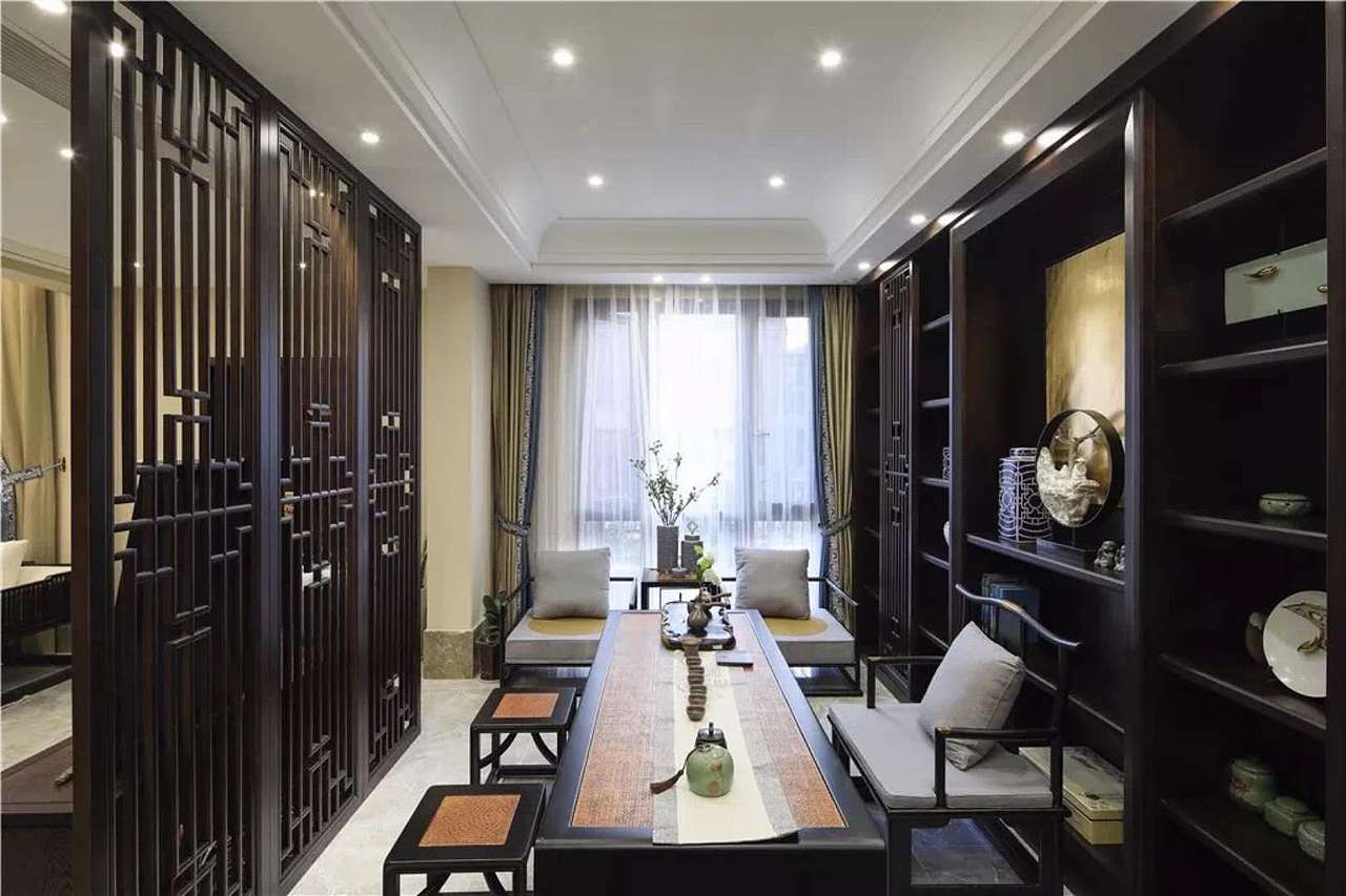 川豪装饰中式风格案例（图ZMTE0NjgzMzQ0） - 家装设计 - 站酷设计师成都川豪装饰公司原创素材 - 站酷ZCOOL
