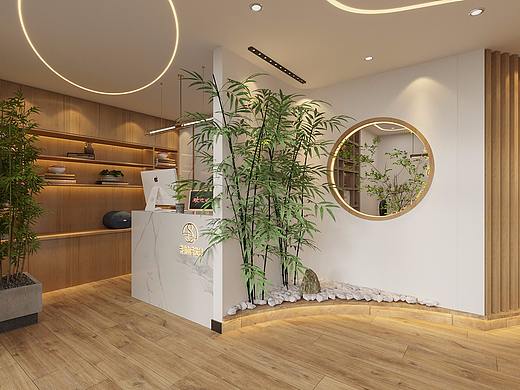 工装|普拉提—瑜伽馆—旋转楼梯—门头