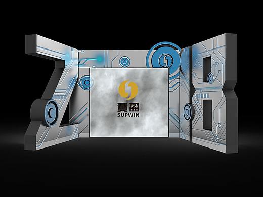 投资公司年会舞美&拱门设计