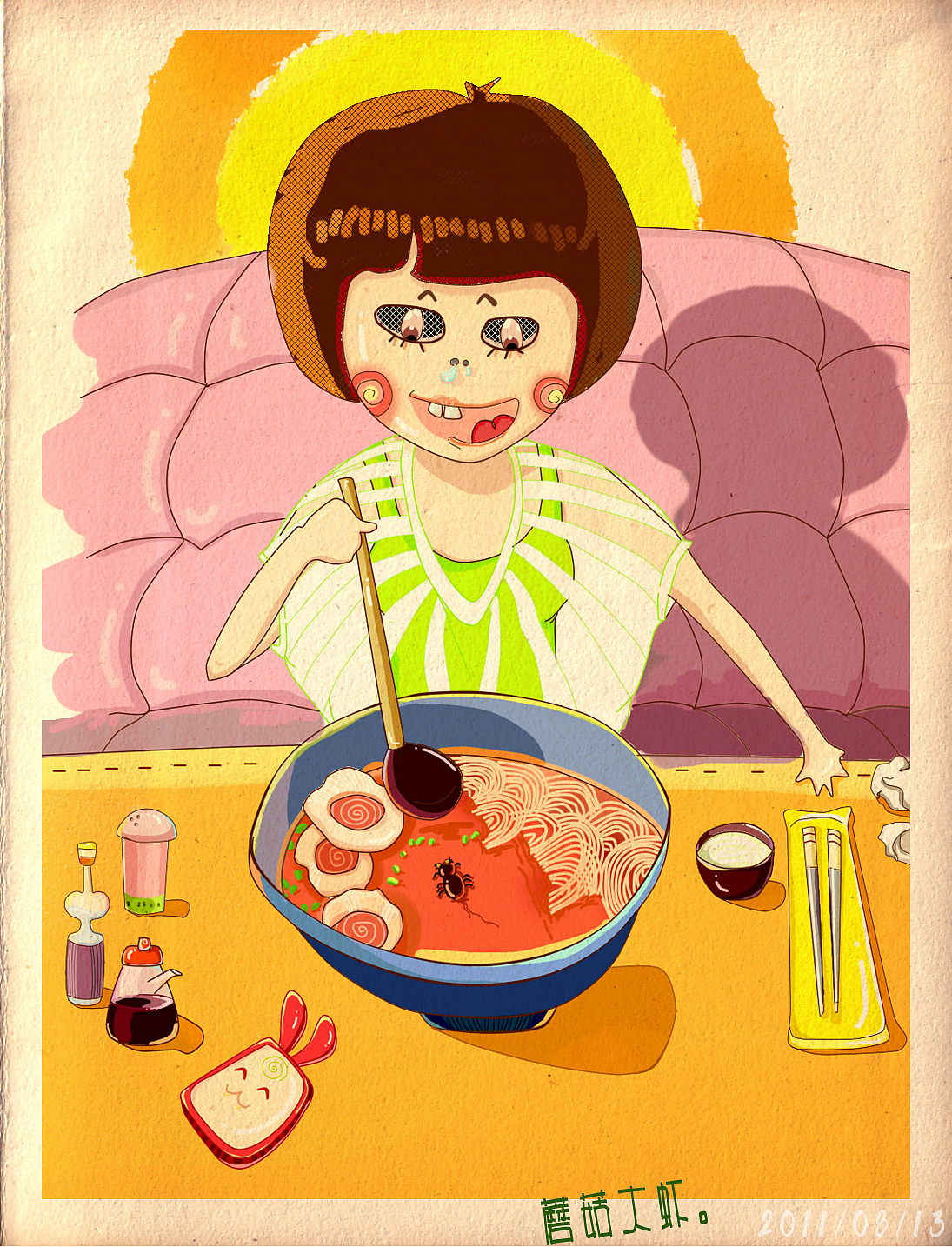 2011年刚有手绘板的酱油画 ==