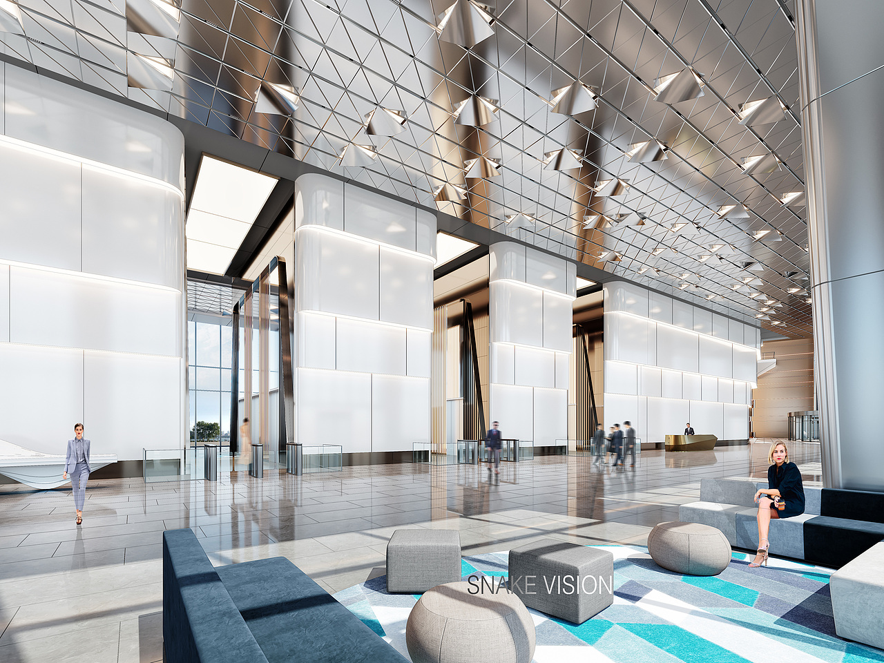 2020/工装渲染作品合集（图ZMjM1ODY3ODk2） - 家装设计 - 站酷设计师Snake_vision原创素材 - 站酷ZCOOL