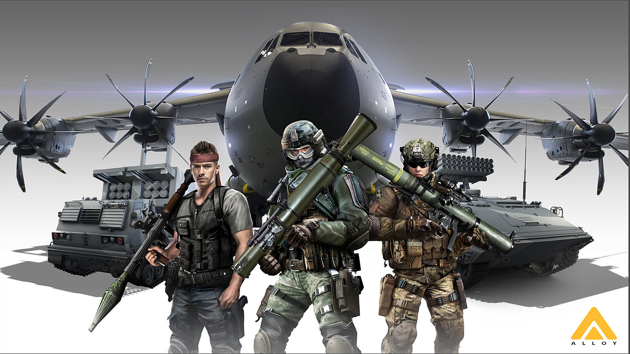 军事题材游戏海报