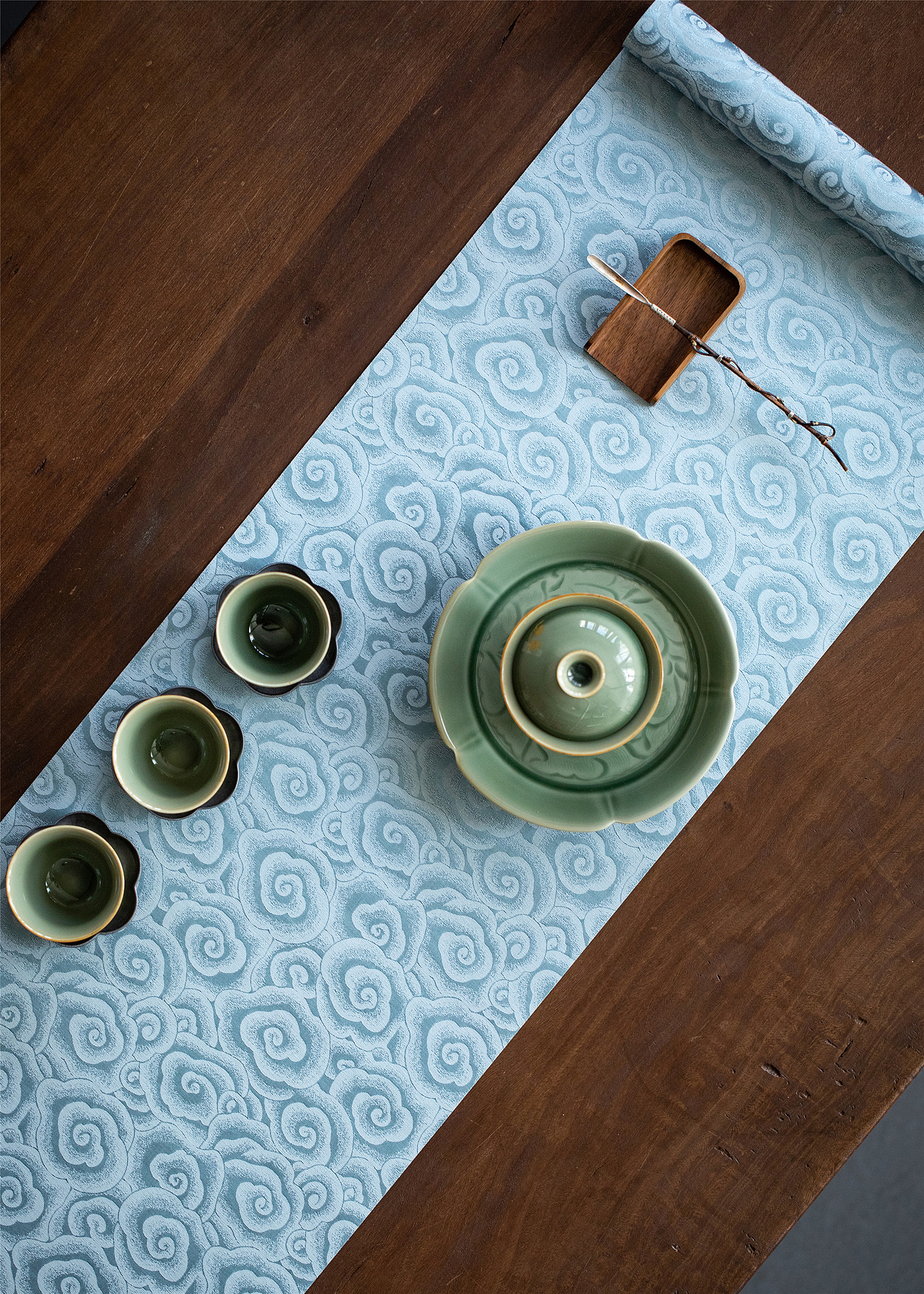 防水茶席/布艺茶席/茶道配件