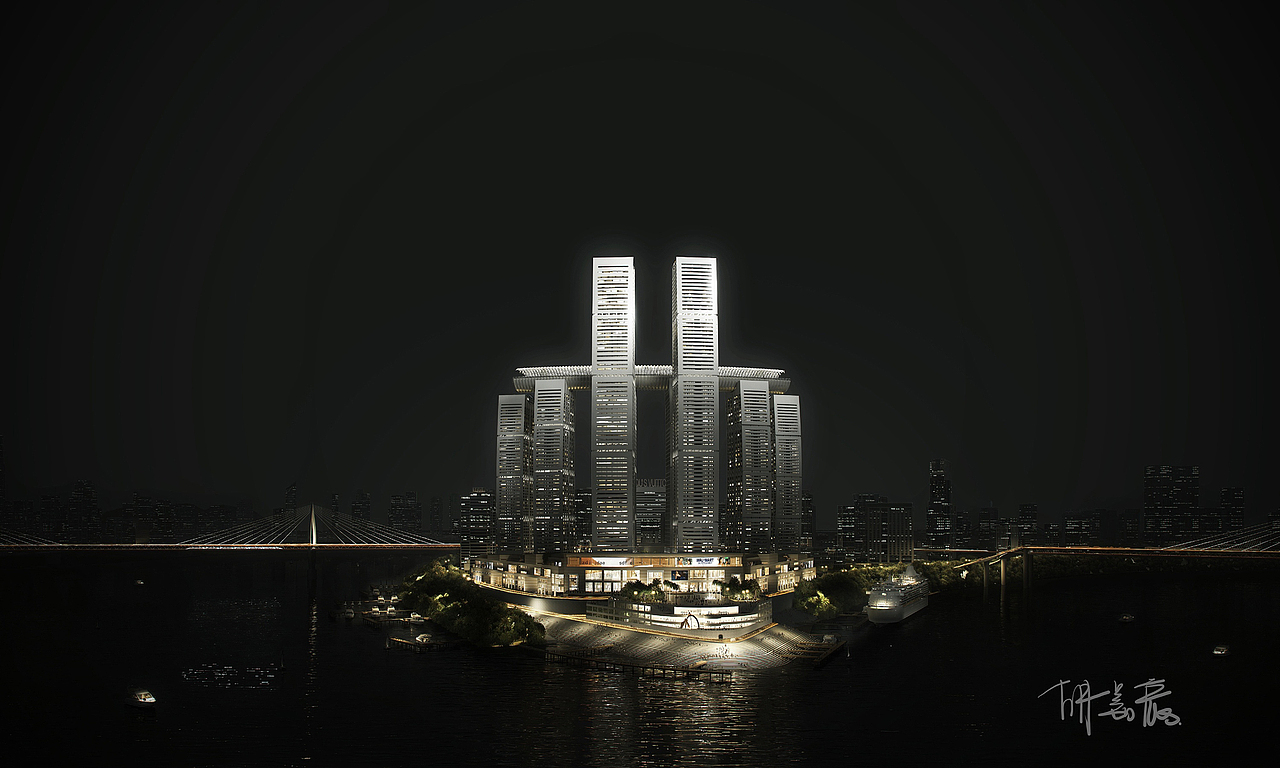 建筑可视化—重庆来福士广场（图ZMTkyOTYxOTIw） - 建筑/空间 - 站酷设计师Ethhhhan原创素材 - 站酷ZCOOL