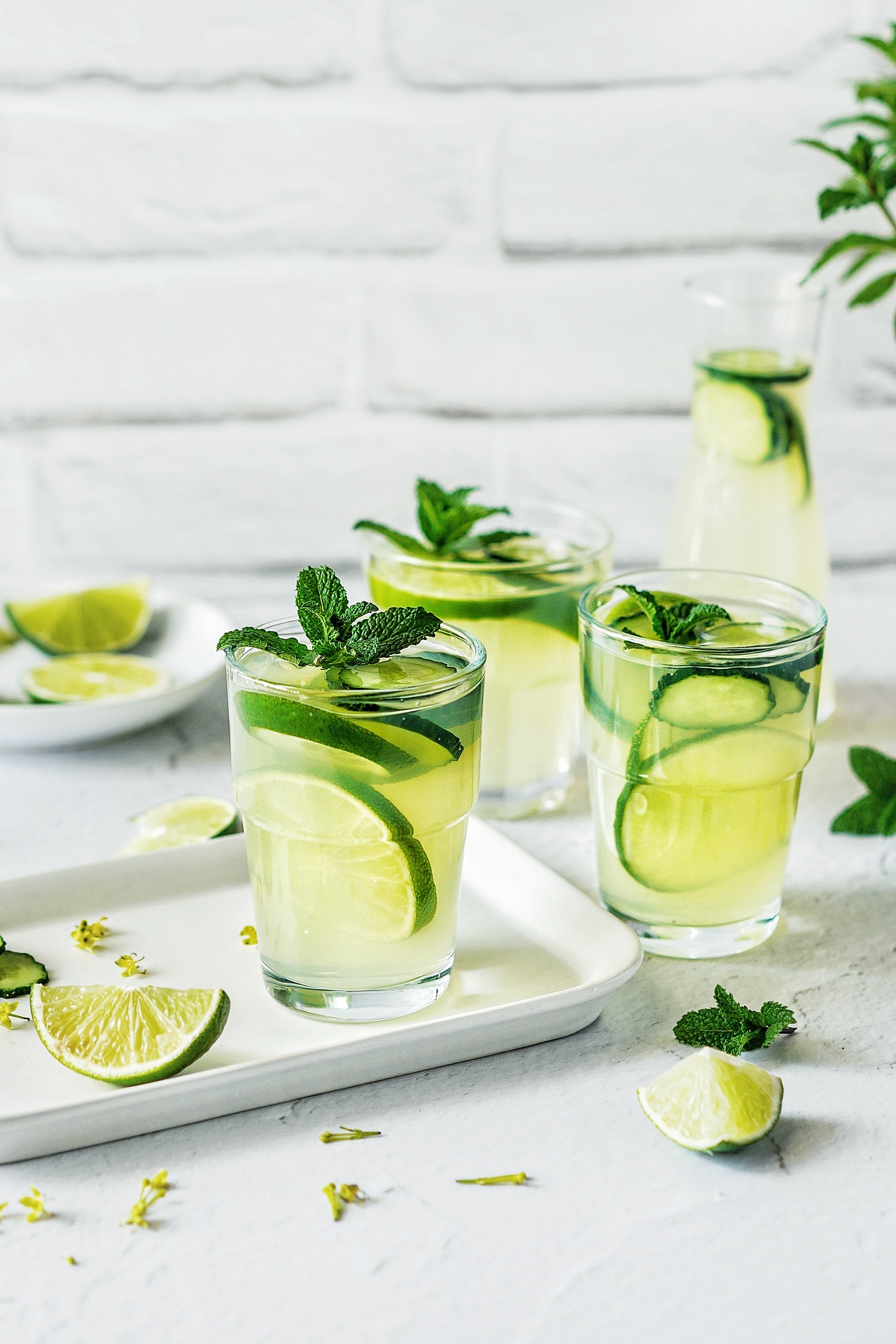 夏日青柠薄荷饮