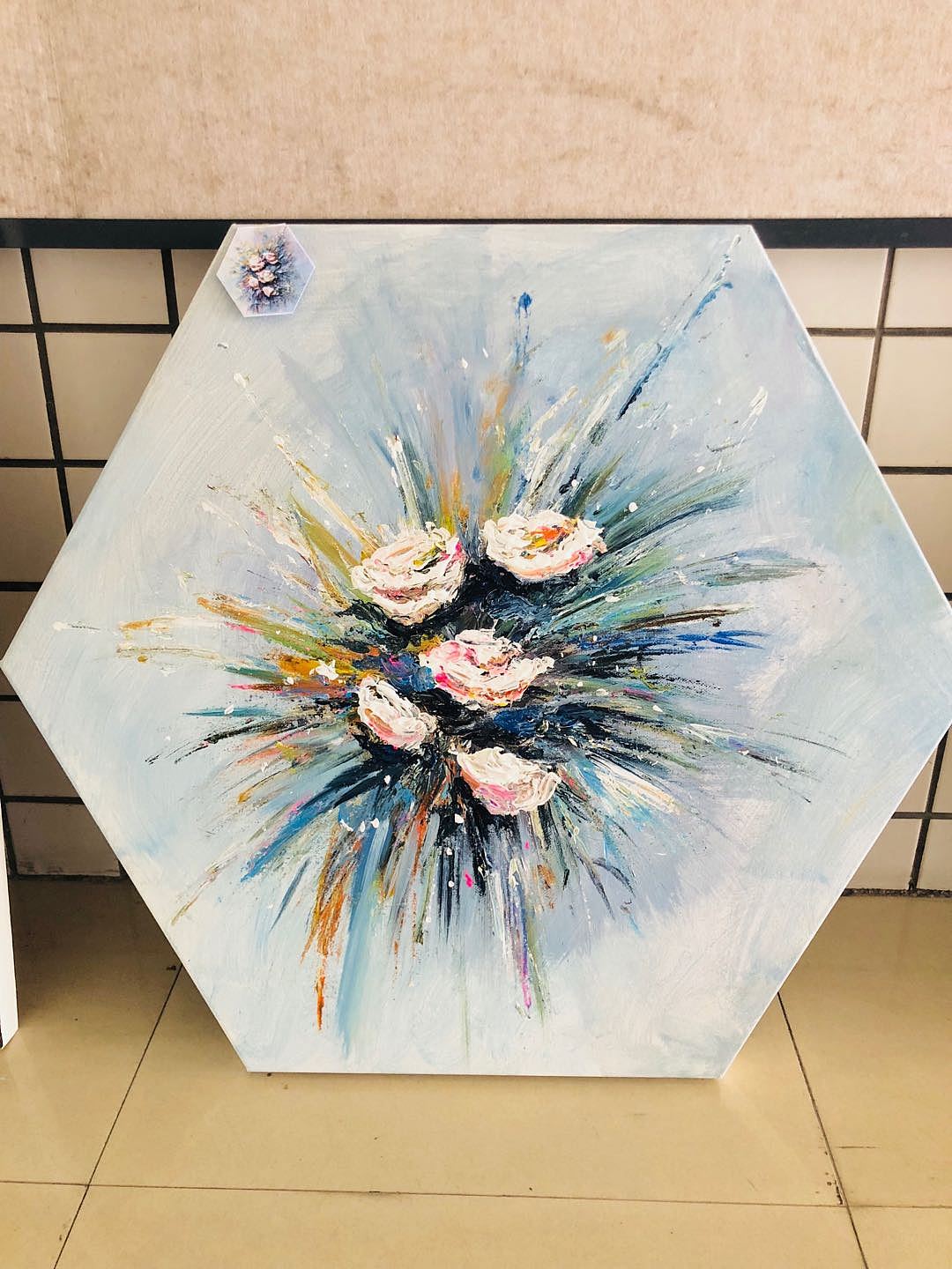 丙烯颜料装饰画