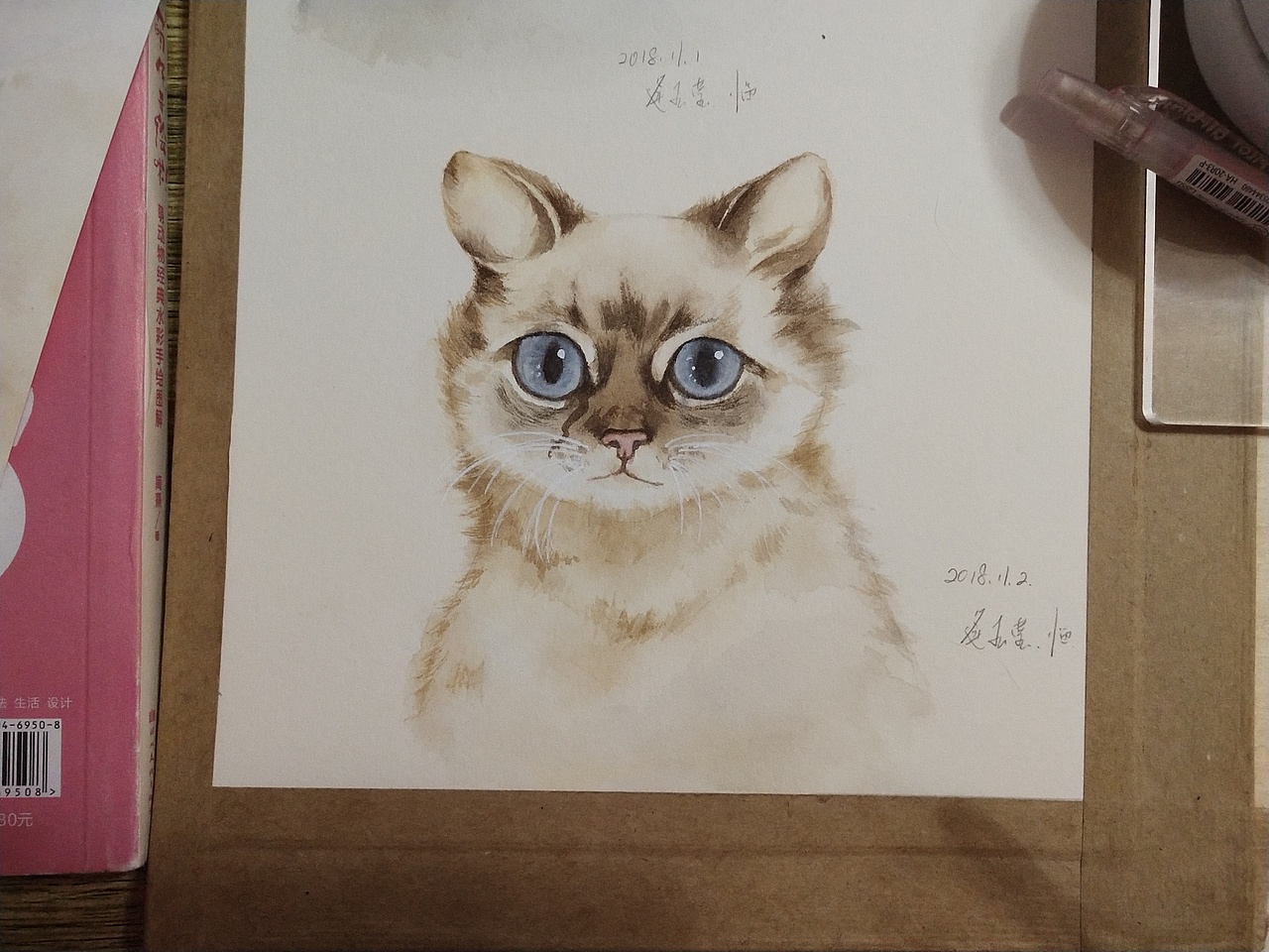 临摹的猫猫2（图ZMTMzNjY0NDQ4） - 创作习作 - 站酷设计师祤萤原创素材 - 站酷ZCOOL