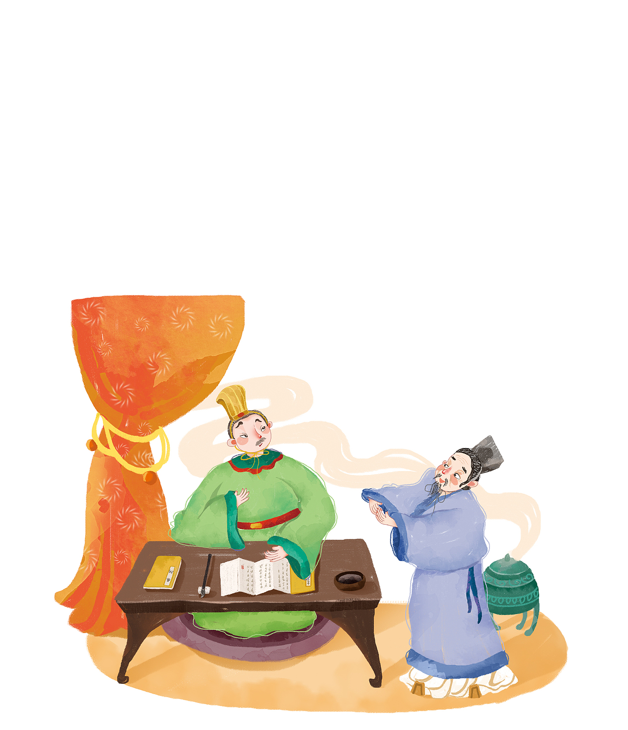 古代成语故事插画