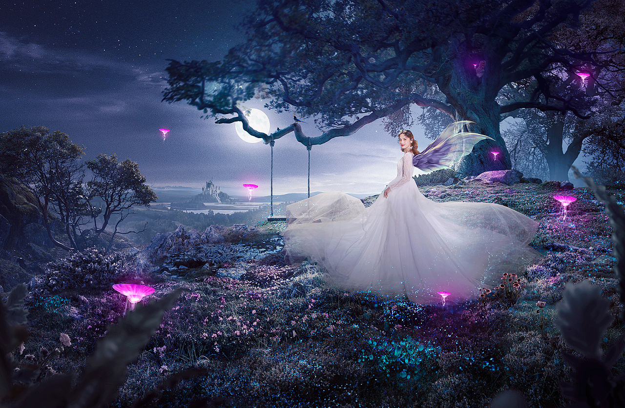 梦幻场景合成教程-罗涛数码